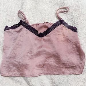 tilly’s lace and silk top